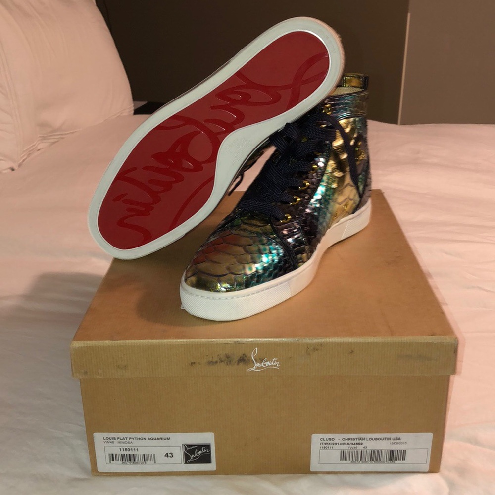 Christian Louboutin sneakers.